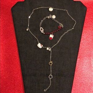 Authentic swarovski Hello Kitty Set!😍